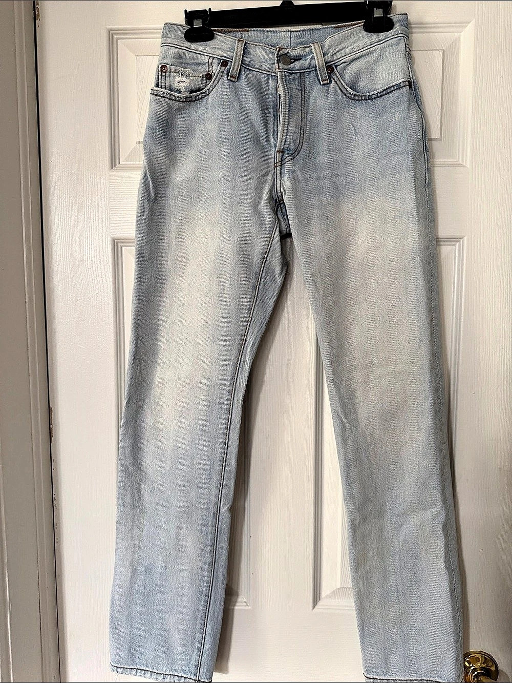 Levi's 501 Straight Leg Jeans Blue Waist 26 Length 32